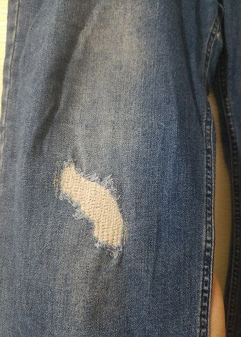 LC Waikiki Gri Tonlu Mavi Kadın Denim Pantolon