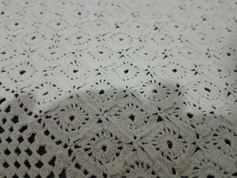 Beyaz El İşi Dantel Örtü - Görsel 5