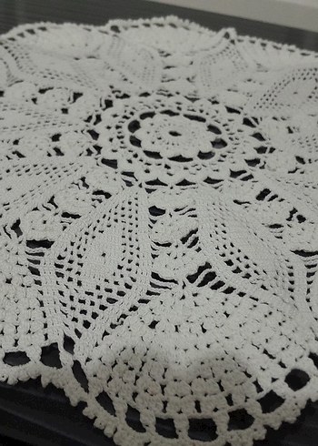 El Örgüsü Beyaz Dantel Amerikan Servisi - Görsel 4