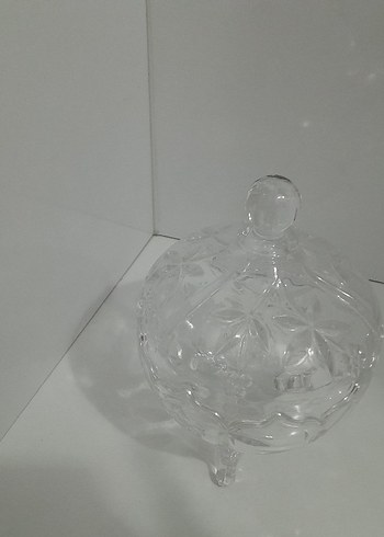 Şeffaf Cam kapakli sekerlik cok amacli kullanima uygundur - Görsel 2