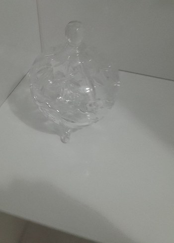 Şeffaf Cam kapakli sekerlik cok amacli kullanima uygundur - Görsel 6