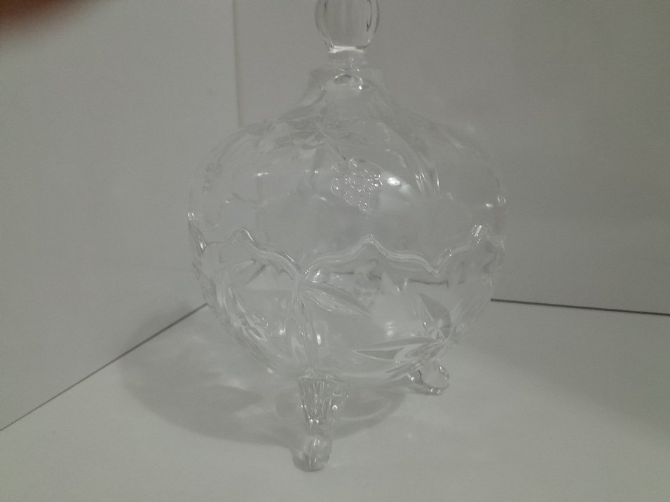 Şeffaf Cam kapakli sekerlik cok amacli kullanima uygundur - Görsel 5