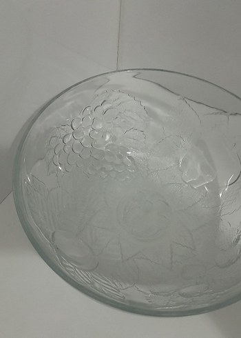 Beyaz ve Gri Desensiz Cam Kase - Görsel 4