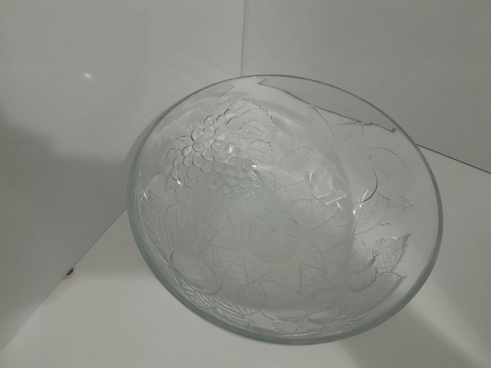 Beyaz ve Gri Desensiz Cam Kase - Görsel 4