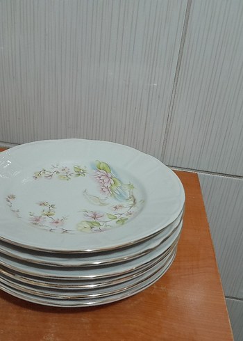 6adet kucuk pasatabagi 1 adet buyuk servis tabagi - Görsel 3