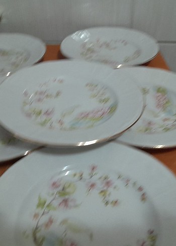 6adet kucuk pasatabagi 1 adet buyuk servis tabagi - Görsel 5