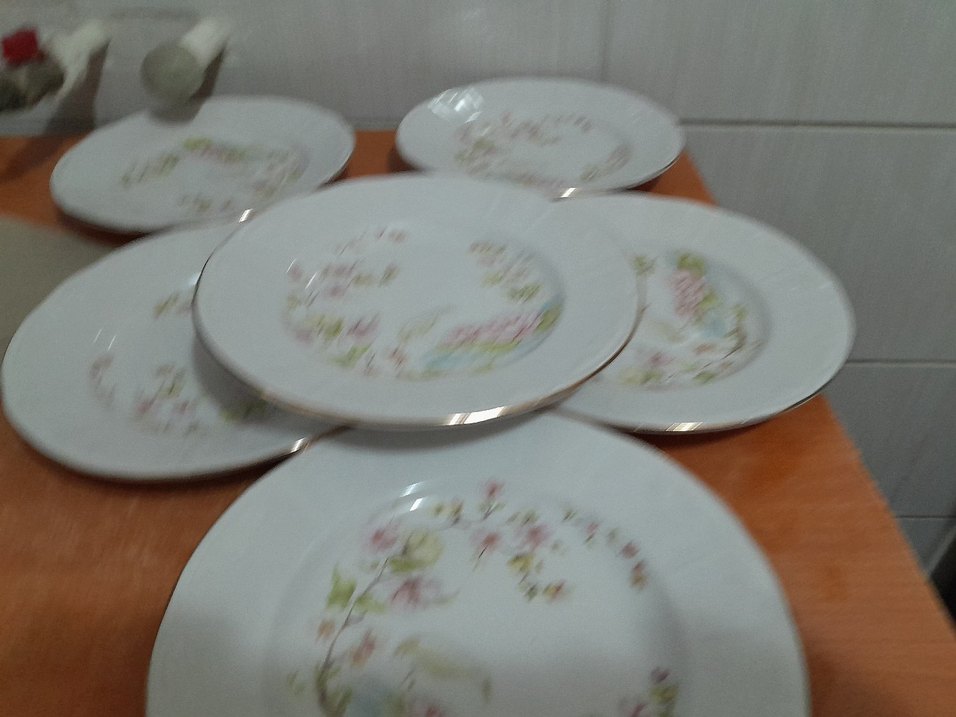 6adet kucuk pasatabagi 1 adet buyuk servis tabagi - Görsel 5