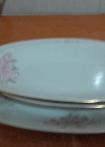 Pembe Pastel Çiçek Desenli Tabak - Görsel 7