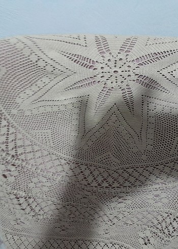 Bohem El Yapımı Örgü Masa Örtüsü - Görsel 8