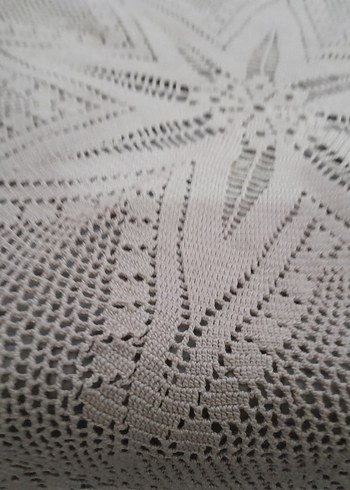 Bohem El Yapımı Örgü Masa Örtüsü - Görsel 2