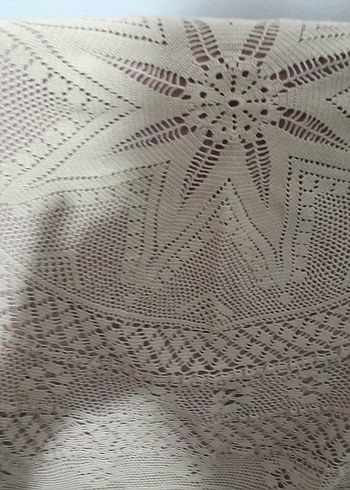 Bohem El Yapımı Örgü Masa Örtüsü - Görsel 12