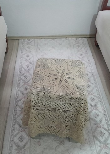 Bohem El Yapımı Örgü Masa Örtüsü - Görsel 11