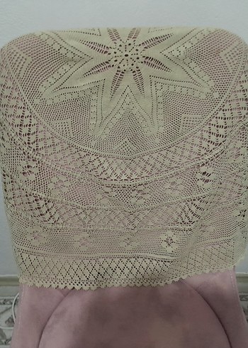 Bohem El Yapımı Örgü Masa Örtüsü - Görsel 3