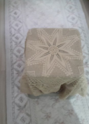 Bohem El Yapımı Örgü Masa Örtüsü - Görsel 4