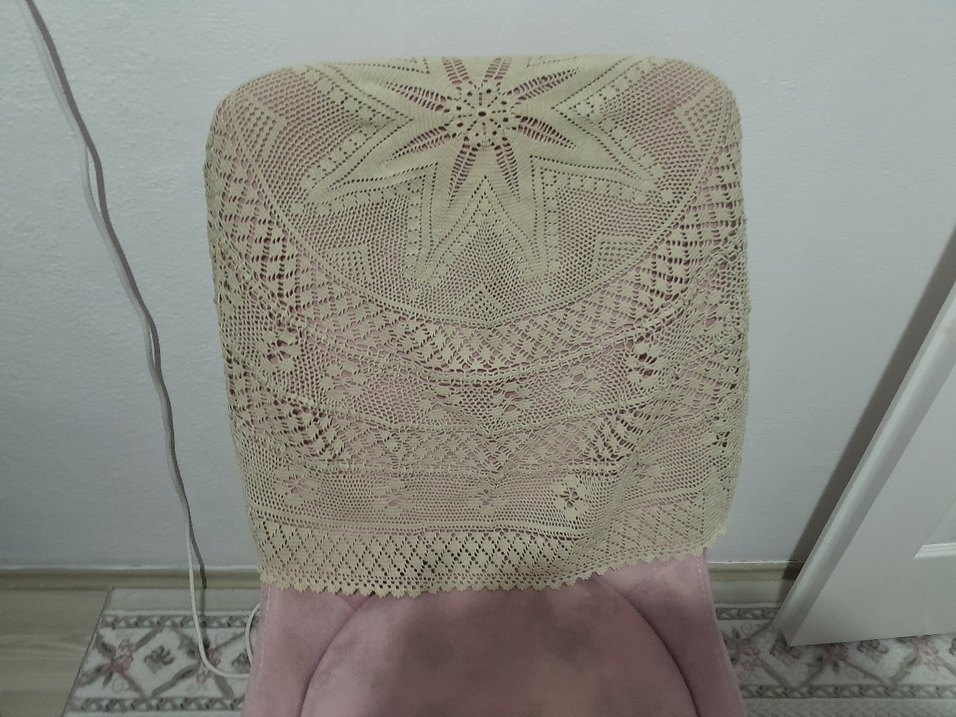 Bohem El Yapımı Örgü Masa Örtüsü - Görsel 3