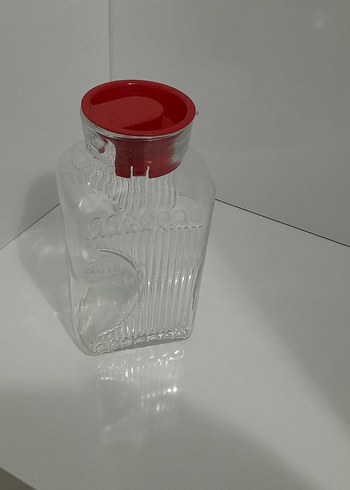 Kırmızı Kapaklı cam surahi dolap sesi olsrak uygun - Görsel 8