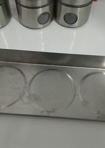 Gri Paslanmaz Çelik Baharatlık Seti - Görsel 14