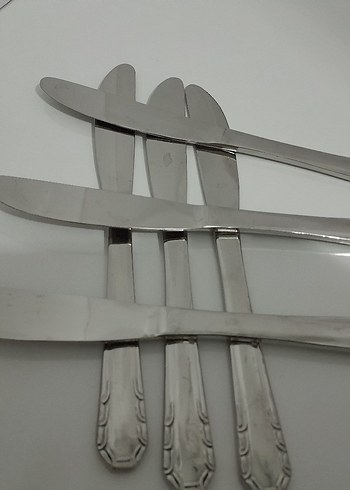 Gri Paslanmaz Çelik Bıçak Seti - Görsel 2