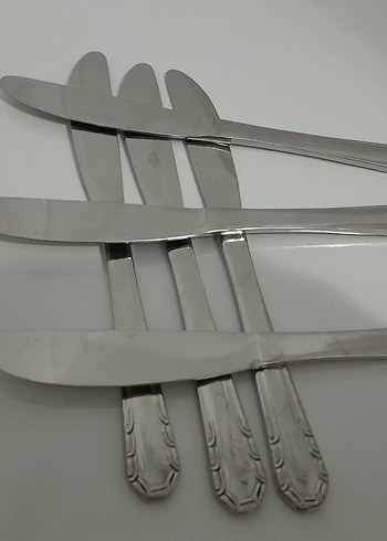 Gri Paslanmaz Çelik Bıçak Seti - Görsel 4