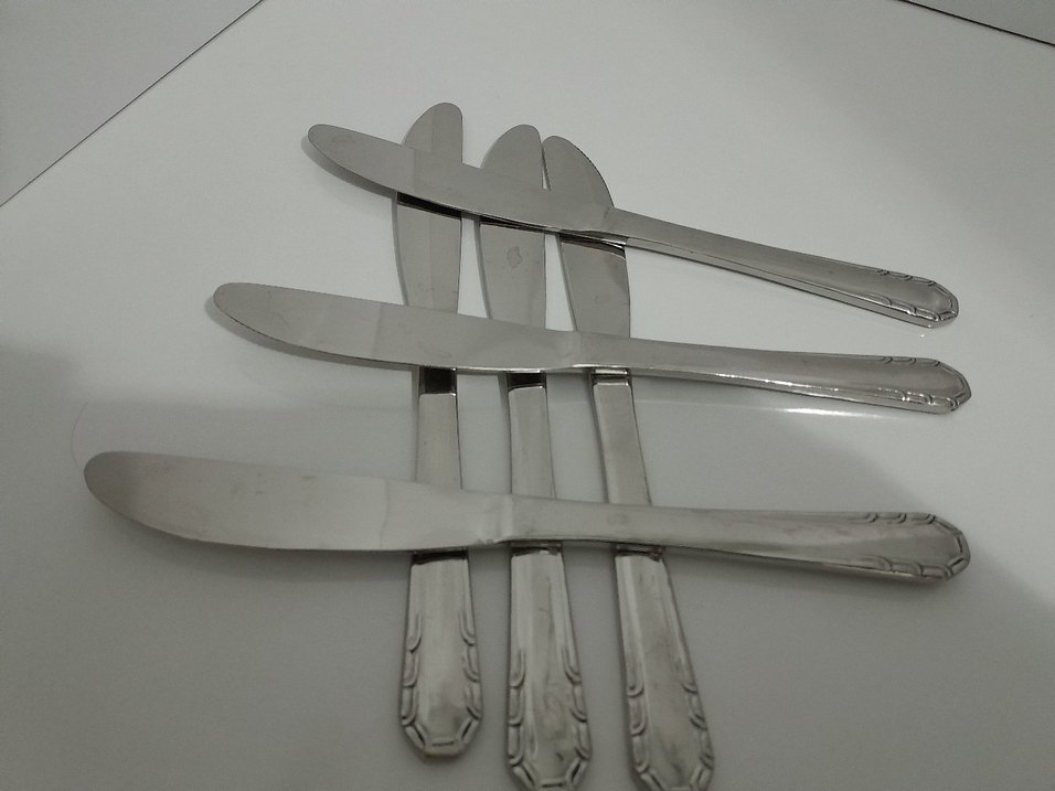 Gri Paslanmaz Çelik Bıçak Seti - Görsel 2