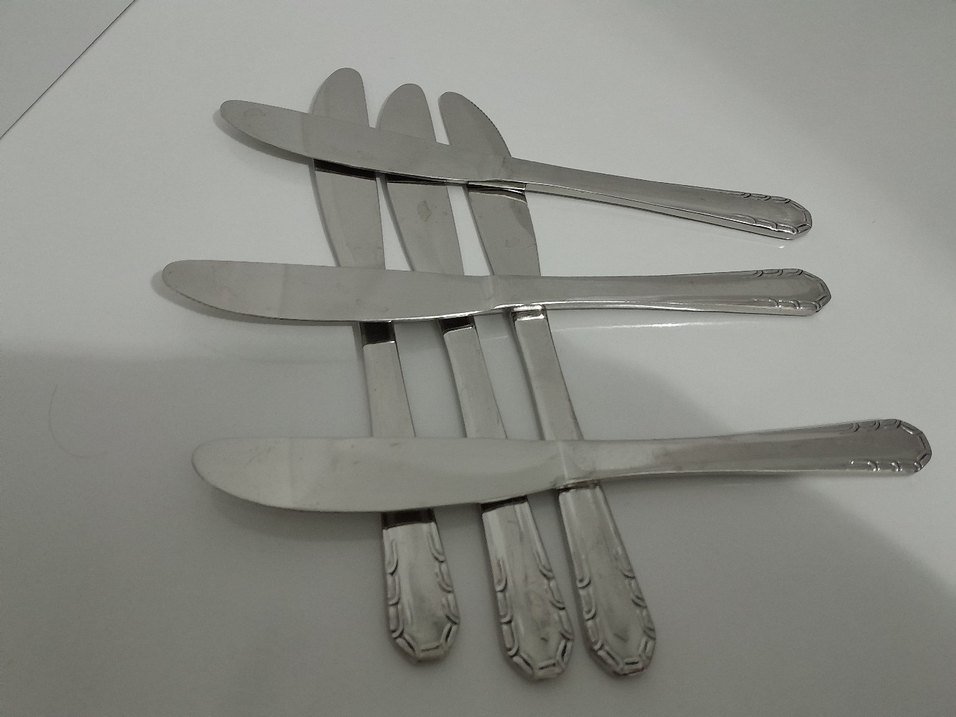 Gri Paslanmaz Çelik Bıçak Seti - Görsel 4