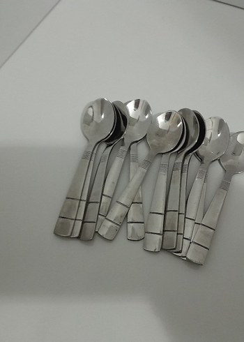 KISMET Gri Paslanmaz Çelik Kaşık Seti - Görsel 10