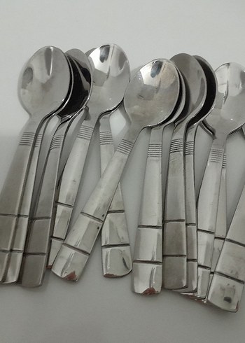 KISMET Gri Paslanmaz Çelik Kaşık Seti - Görsel 5