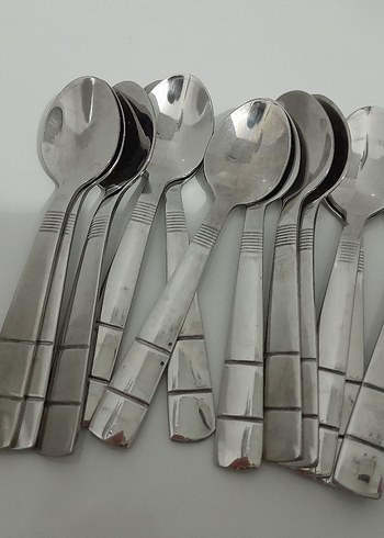 KISMET Gri Paslanmaz Çelik Kaşık Seti - Görsel 8