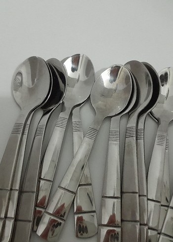 KISMET Gri Paslanmaz Çelik Kaşık Seti - Görsel 4