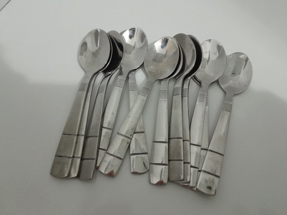 KISMET Gri Paslanmaz Çelik Kaşık Seti - Görsel 5