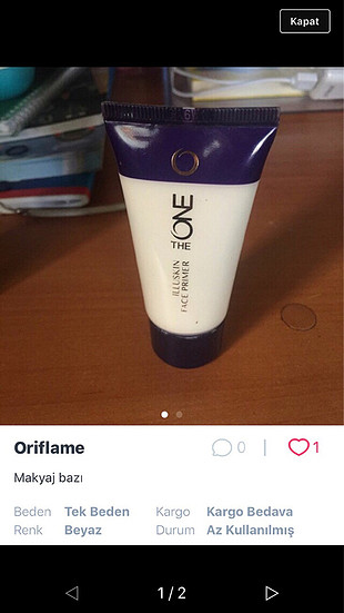 Oriflame Makyaj bazı 