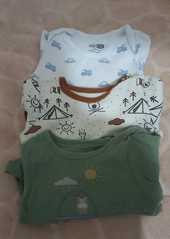 Uzun Kollu Bebek Çıtçıtlı Body