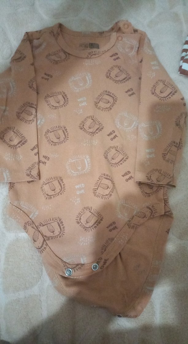 Uzun Kollu Pamuklu Bebek Zıbını 2'li - Görsel 3