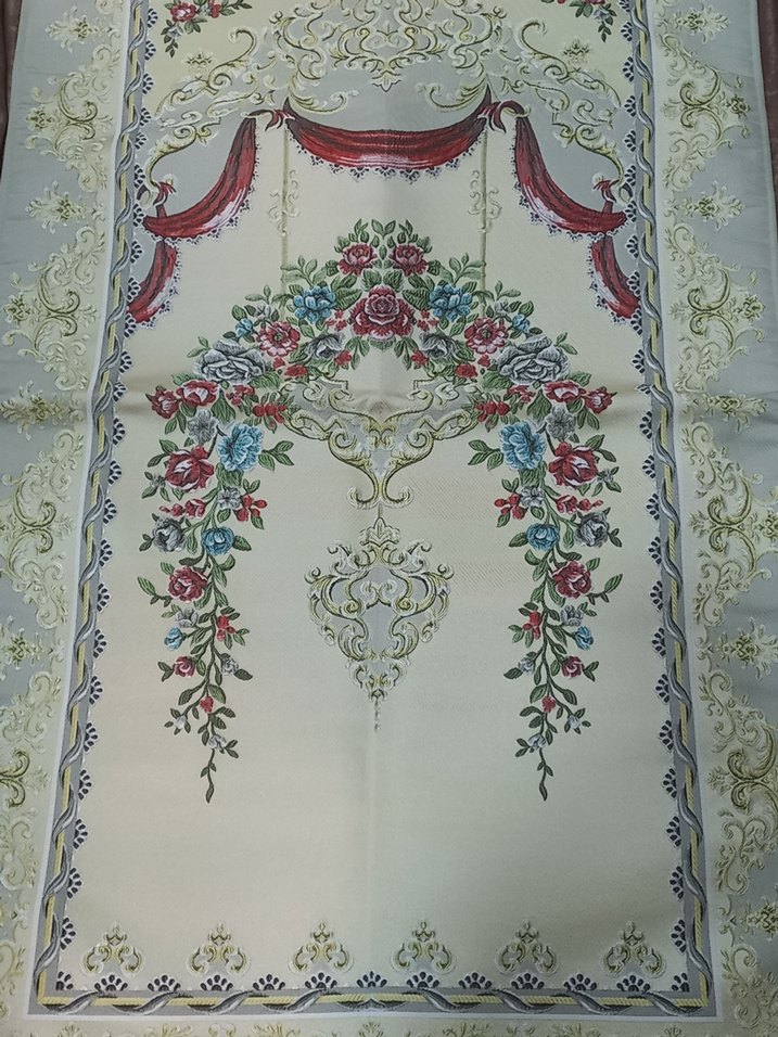 Nakışlı Çok Renkli Klasik Halı / İpek Seccade - Görsel 2