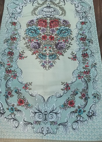 Nakışlı Çok Renkli Klasik Halı/ İpek Seccade - Görsel 2