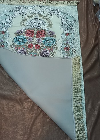 Nakışlı Çok Renkli Klasik Halı/ İpek Seccade - Görsel 3