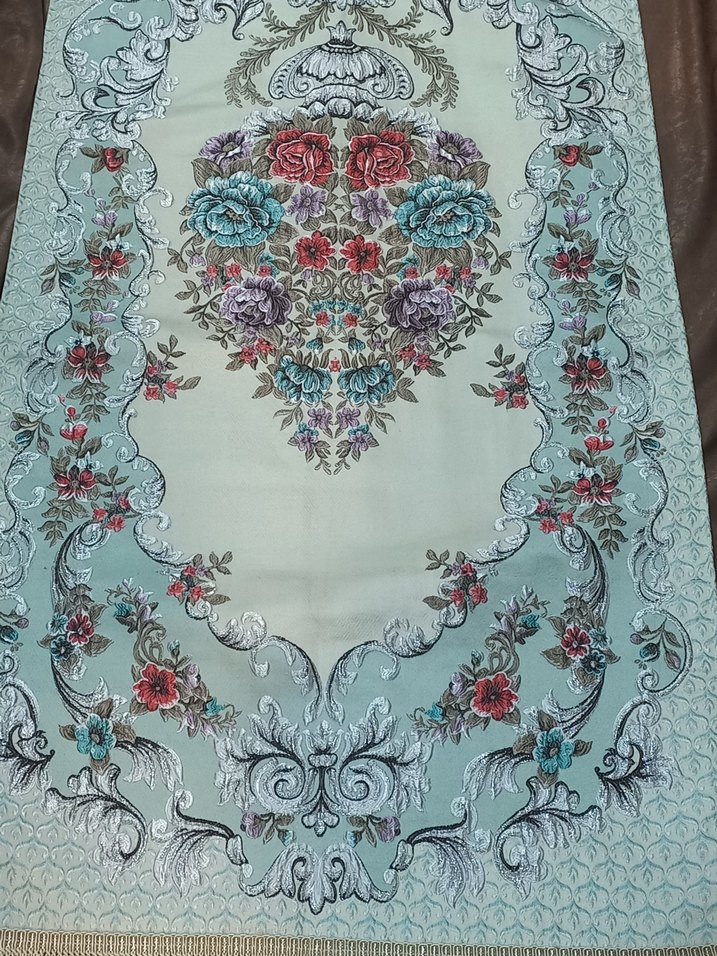 Nakışlı Çok Renkli Klasik Halı/ İpek Seccade - Görsel 2