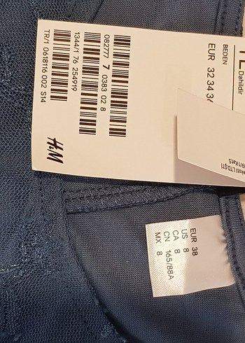 mavi Dantel Mini Elbise - Görsel 4