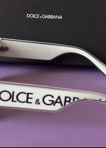 Orjinal çantalı Dolce&Gabbana beyaz gözlük - Görsel 3