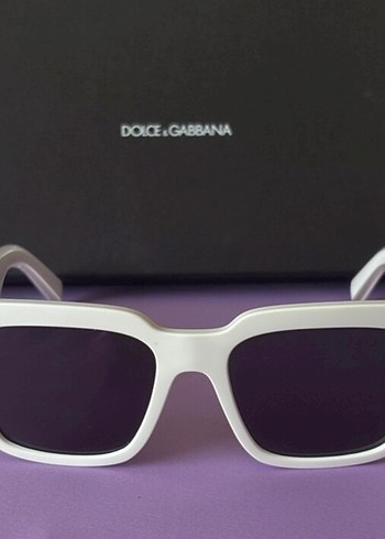 Orjinal çantalı Dolce&Gabbana beyaz gözlük - Görsel 2