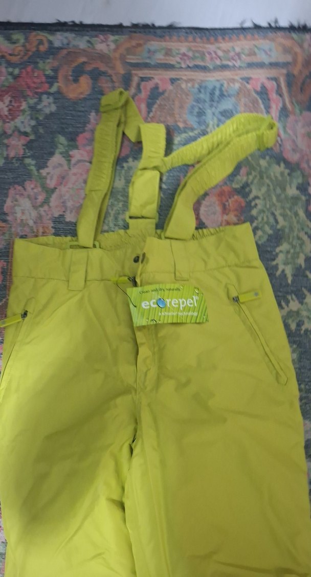 Yeşil Rahat Kesim Erkek Kayak Pantolonu - Görsel 3