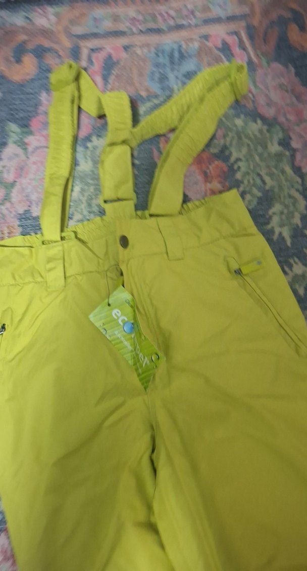 Yeşil Rahat Kesim Erkek Kayak Pantolonu - Görsel 2