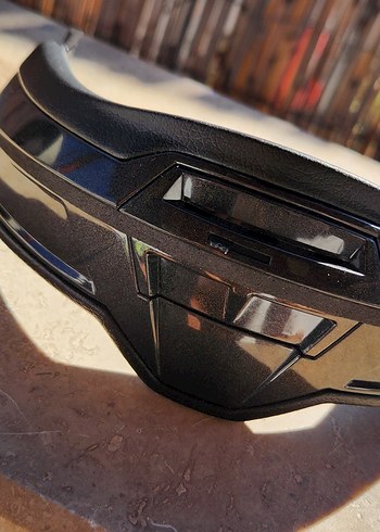 Kemerli Siyah Motorcu Kaskı - Görsel 2