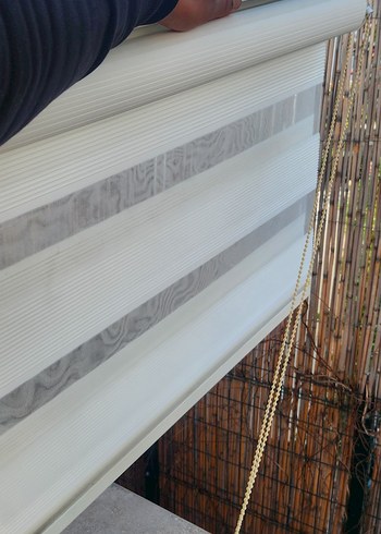 Çağdaş Beyaz store perde - Görsel 9