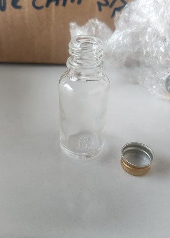 Küçük Cam şişe 20 ml 43 adet sıfır - Görsel 3