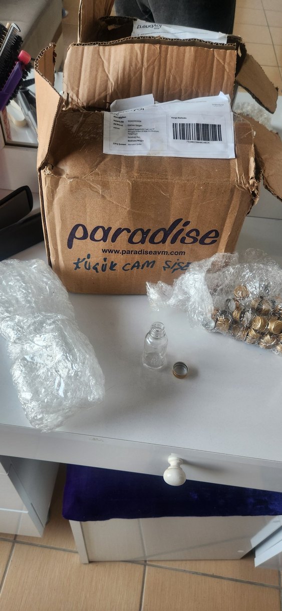 Küçük Cam şişe 20 ml 43 adet sıfır - Görsel 2