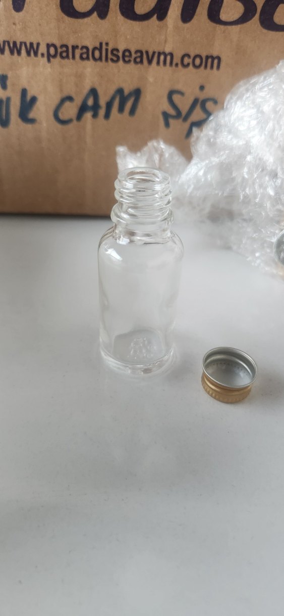 Küçük Cam şişe 20 ml 43 adet sıfır - Görsel 3
