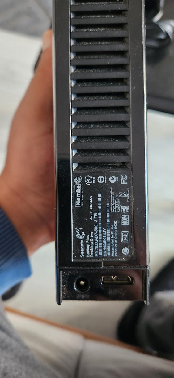 Siyah Taşınabilir Harici Hard Disk 3T - Görsel 5