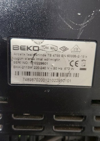 Beko Mini Keyf Gri Kahve Makinesi - Görsel 5