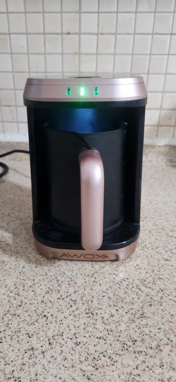 Bej Renkli Türk Kahve Makinesi - Görsel 3